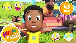 Emotions Song + MORE Kunda & Friends Nursery Rhymes | Afrobeats | Kids Songs | Kids Cartoons