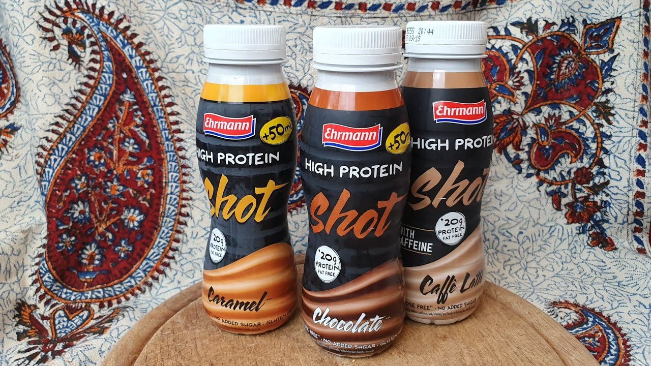 Ehrmann High Protein Shots Im Test Nahrwerte Zutaten Geschmack Youtube
