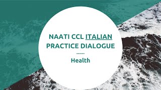 Naati Ccl Italian Practice Dialogue Health