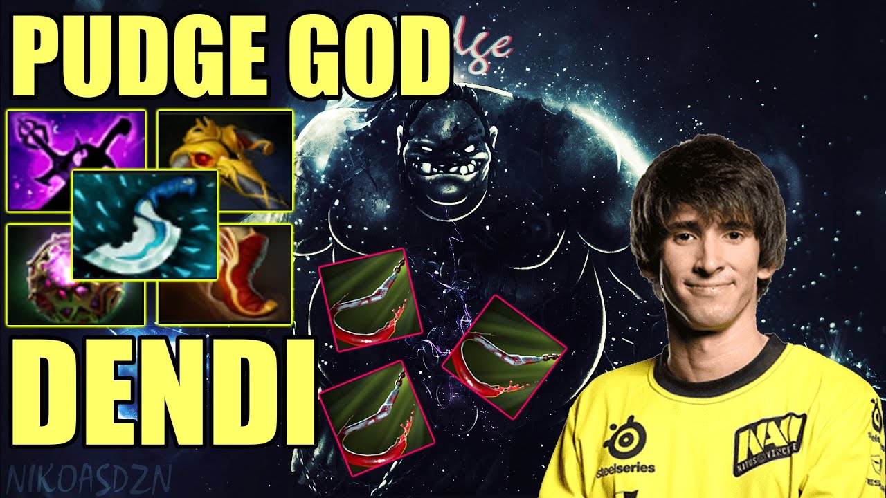 [dota 2 pudge highlights] dendi pudge god pudge highlights magnetic hook are coming
