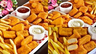 أنجح وأطيب وصفه ناجتس دجاج مع طريقة التفريزThe best recipe for chicken nuggets with the freezing way