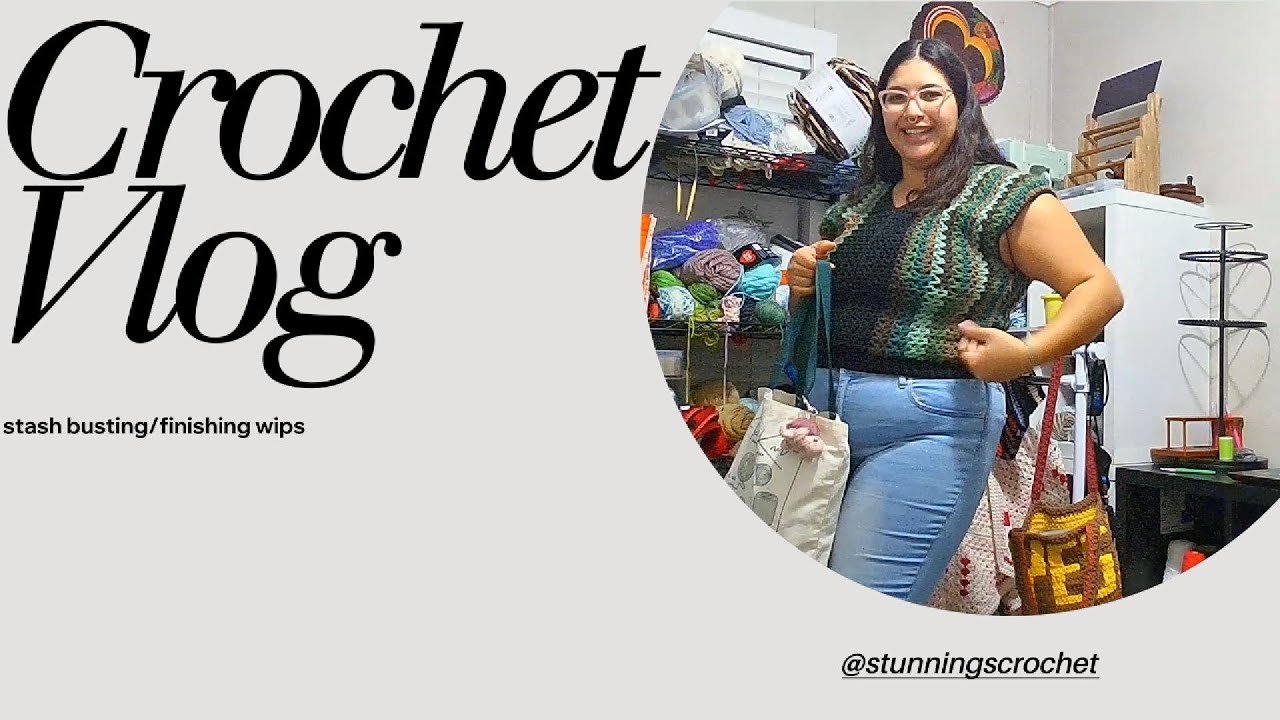 Stash Busting | Finishing WIPs | Stunning'sCrochet Vlog