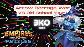 Arrow Barrage War VS Old School “Hun” - Empires & Puzzles screenshot 5