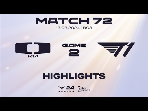 Highlights DK vs T1 | Game 2 | Tuần 8 Ngày 1 | LCK Mùa Xuân 2024