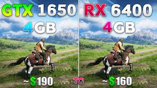 GTX 1650 vs RX 6400 - Test in 11 Games