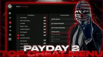 [FREE] Mod Menu - For PayDay 2 | Greated Mods For PD2 | Many Functions | FREE Download | PD2 Hack