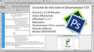 Crear un sitio web en Dreamweaver CS5