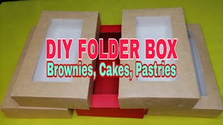 HOW TO MAKE DIY BOX USING FOLDER FOR SMALL BUSINESS