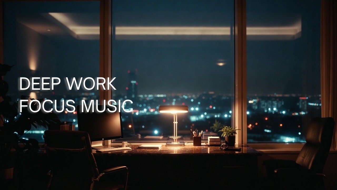 Deep Work Focus Music for Productivity | 1 Hour Calm Ambient Session (No Vocals)