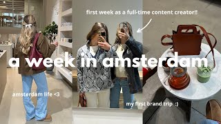 i quit my 95 to do social media and this is how it went: life in amsterdam & brand trip to paris