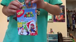 Play Games with me: Super Mario Brothers Uno (How To)