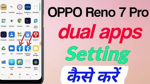 OPPO Reno 7 Pro 5G mein dual apps Kaise kare | How to enable dual apps setting in OPPO Reno 7 Pro