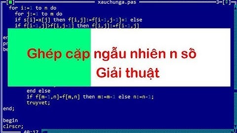 Ghép cặp ngẫu nhiên - Random match - Thầy Quách Văn Lượm