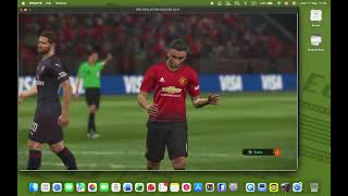 PES 2019 on M1 Macbook Air - Gameplay Test | Crossover 26