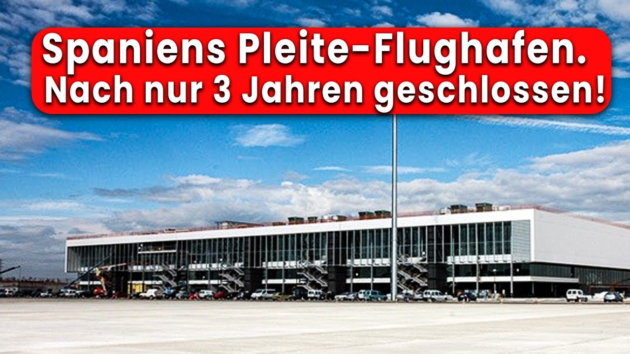 190.000 statt 7 Millionen Passagiere in 3 Jahren! Der katastrophalste Flughafen Welt!