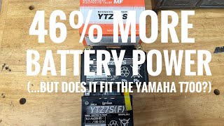 Yamaha T700, how to get 46% more battery power