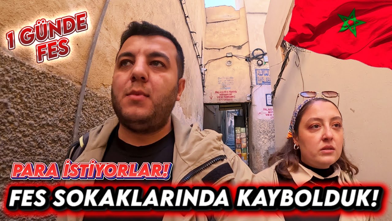 Bir Günde Fes Şehrini Geziyoruz! - Yolumuzu Kestiler, Para İstiyorlar! - Fes Gezilecek Yerler