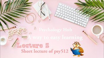 Psy512 short lecture 5 // Gender issues in psychology // Psychology Hub