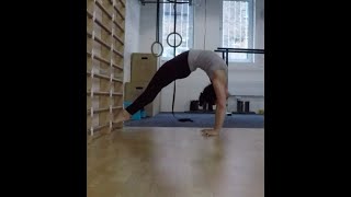 Gymnastics Bridge, Feet Elevated, Push-ups