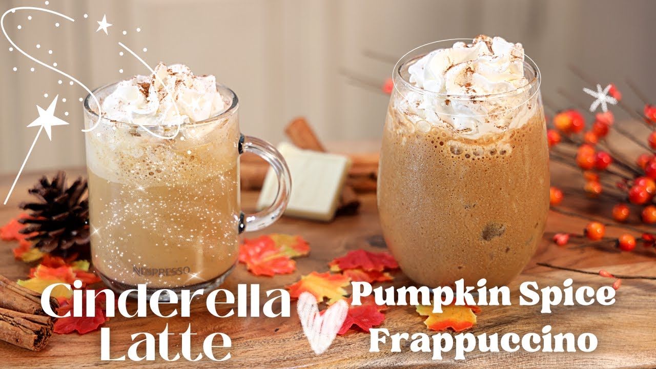 Fall Coffee Recipes | Starbucks Pumpkin Spice Frappuccino & White Chocolate Pumpkin Spice Latte