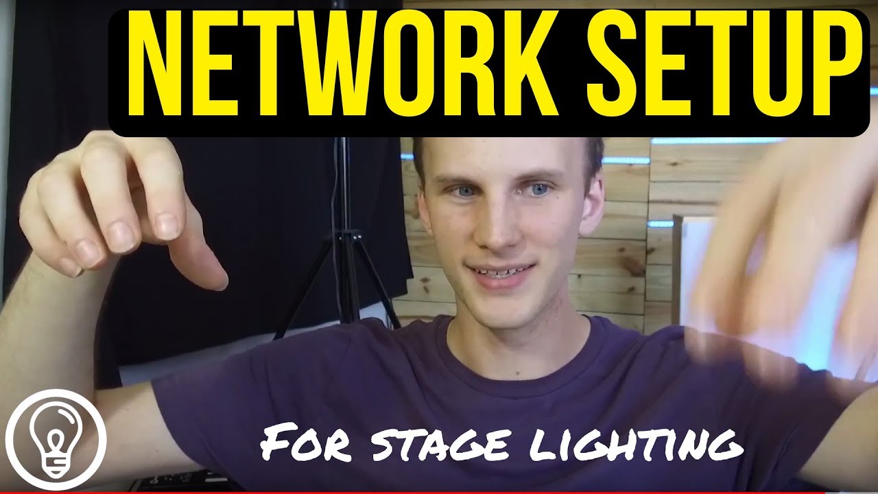 Typical Networking Setup for Stage Lighting - YouTube