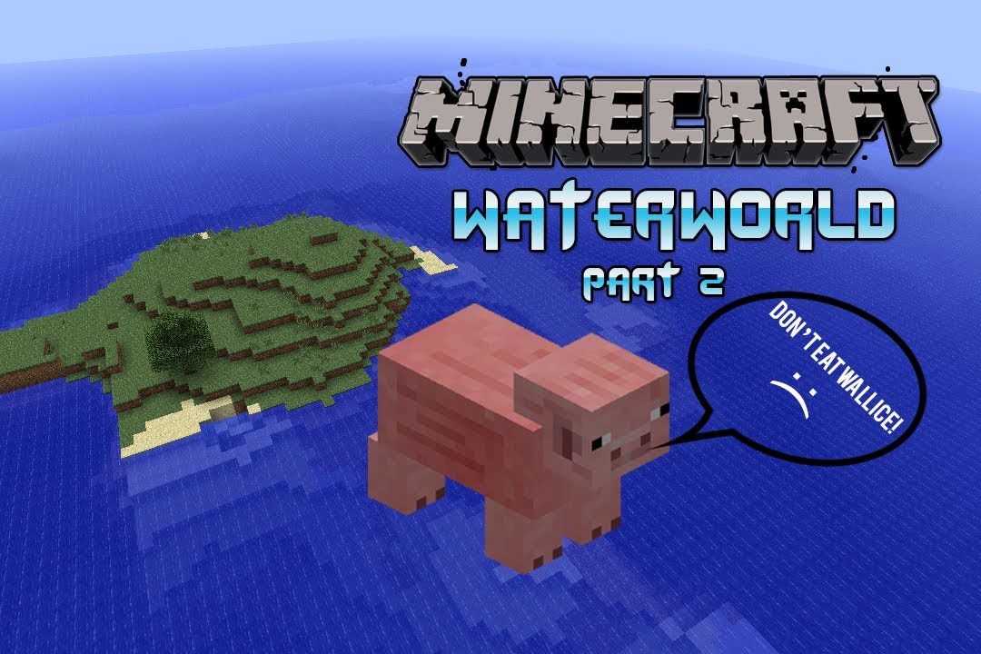 Minecraft - Water world let's play - Part 2