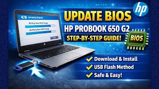 HP Laptop and PC BIOS Firmware  Update Tutorial | ProBook 650 G2 Complete Guide | NESPk