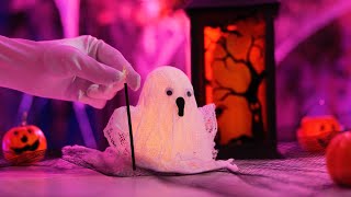 How to make the cutest ghost for Halloween. It's so easy! 👻 🎃 #DIY #ghost #halloween