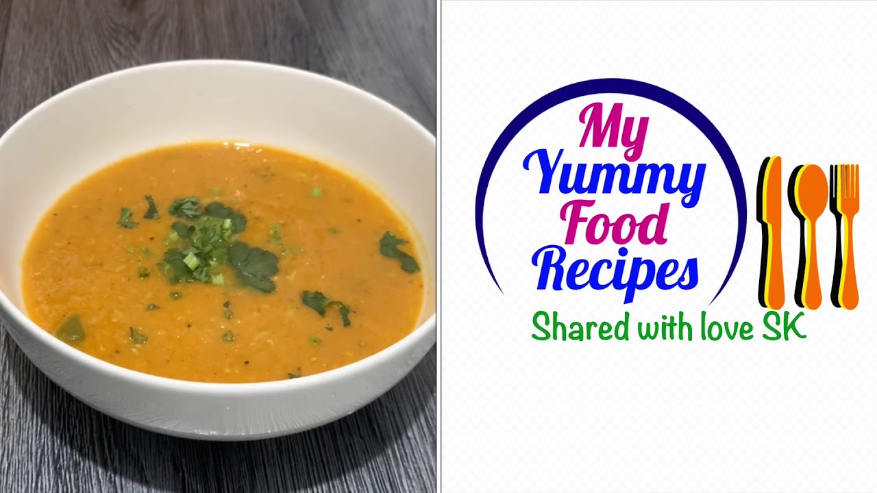 Masoor dal recipe (V1) (Quick and simple)