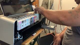 How to erase the maintenance tank error!