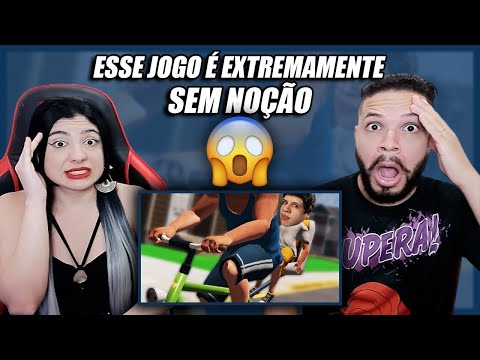 (Games EduUu) CAPOTANDO DE BIKE! - Guts and Glory (REACT)