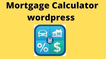 How to add Mortgage Calculator in wordpress