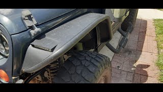 Barricade Tubular Fender Flares with LED Lighting - Review- Jeep JK Wrangler
