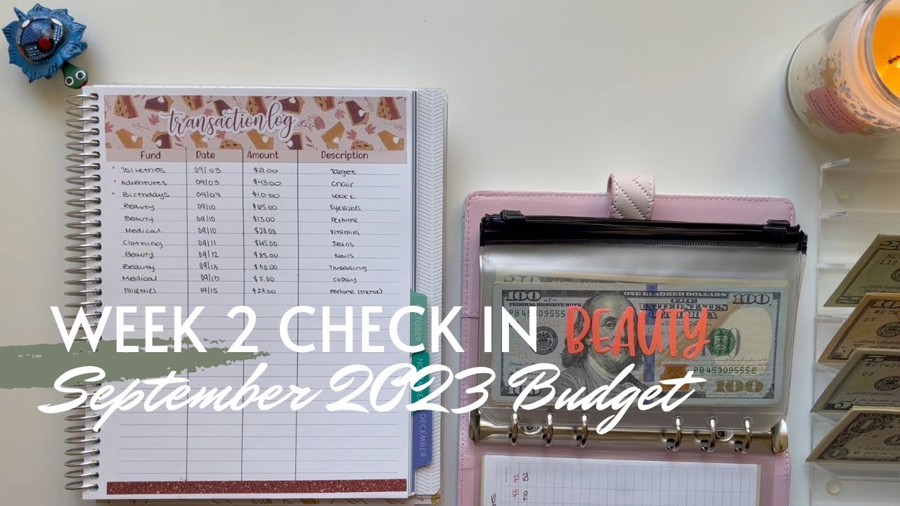 Week 2 Check In | September 2023 Budget | Inconsistent Income | College ...