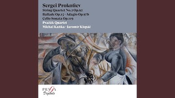 String Quartet No. 2 in F Major, Op. 92 (on Kabardinian Themes) : I. Allegro sostenuto