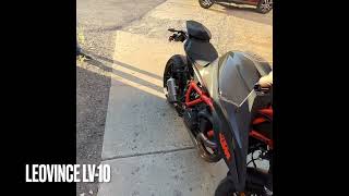 LeoVince LV-10 exhaust sound KTM Super Duke R