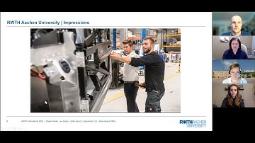 IPE Summer Program Info Sessions: Undergraduate Research Program at RWTH Aachen, in Aachen Germany