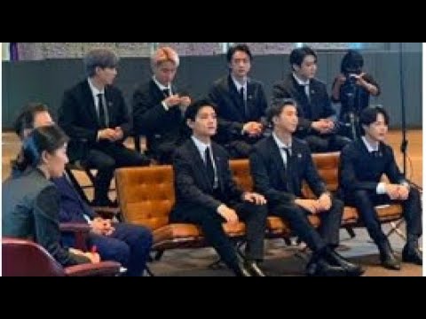BTS at United Nations With President Moon Jae