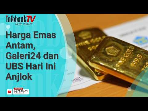 HARGA EMAS ANTAM, GALERI24 DAN UBS HARI INI (13/3) ANJLOK, PER GRAM JADI SEGINI