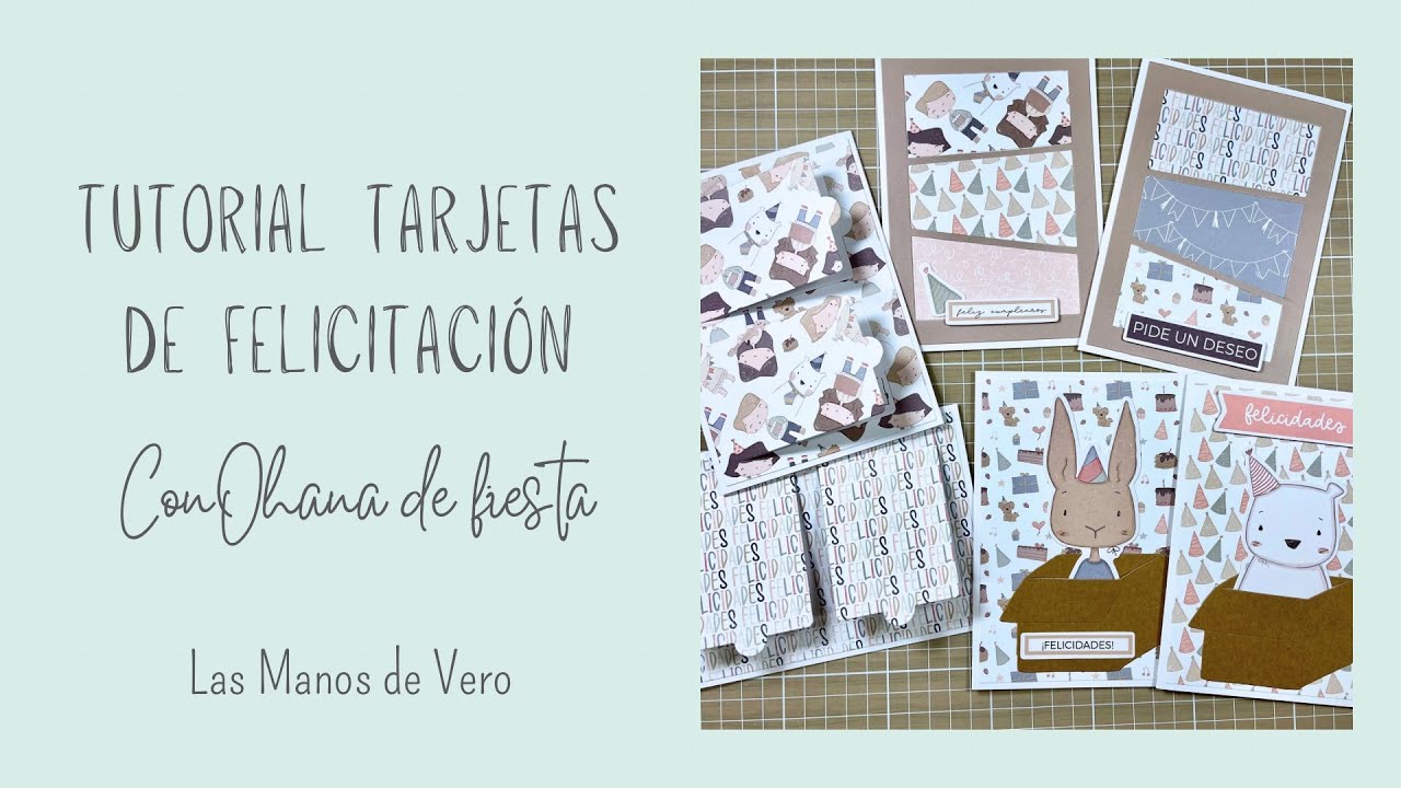 Cómo hacer tarjetas de felicitación 🎉✂️ | Tutorial fácil y rápido paso a paso