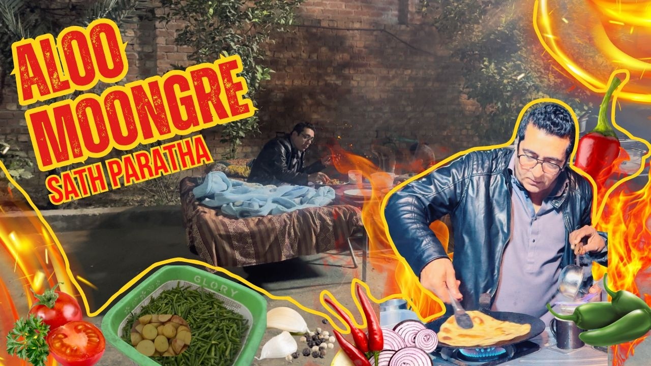 Aloo Moongre Sath Paratha |