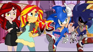 MUGEN Request 456: Sunset Shimmer and Demon Sunset Shimmer VS Sonic and Sonic.EXE