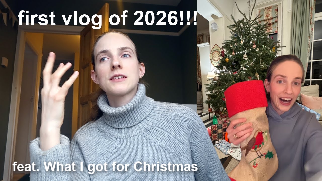 First vlog of 2026!! christmas haul, new year resolution & getting organised