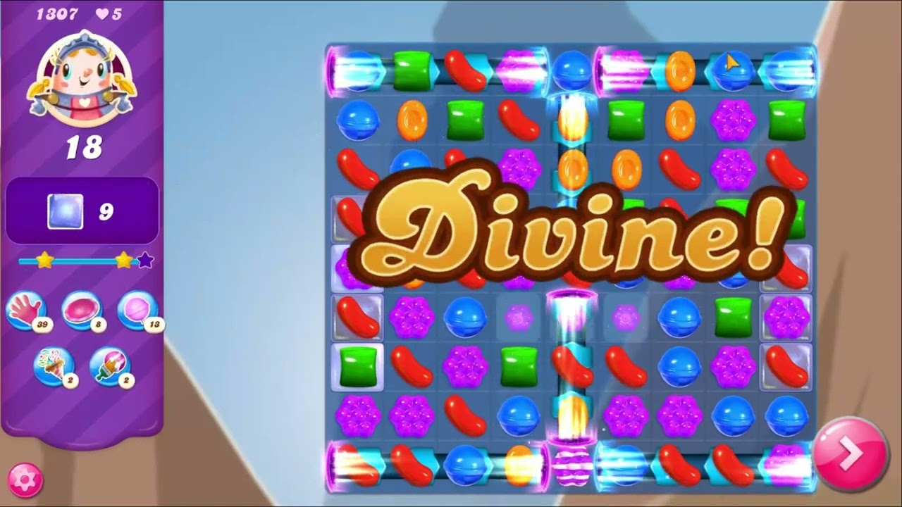 candy crush 1307th level