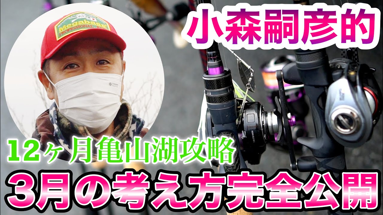 バス釣り】小森嗣彦的亀山湖12ヶ月徹底攻略3月「小森プロが春にミノー