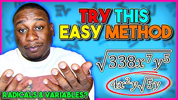 Simplifying Square Roots With Variables. Remember these 2 Rules!