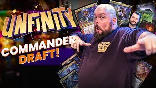 Unfinity Commander Draft and Gameplay! 5 Packs, 60 card decks!