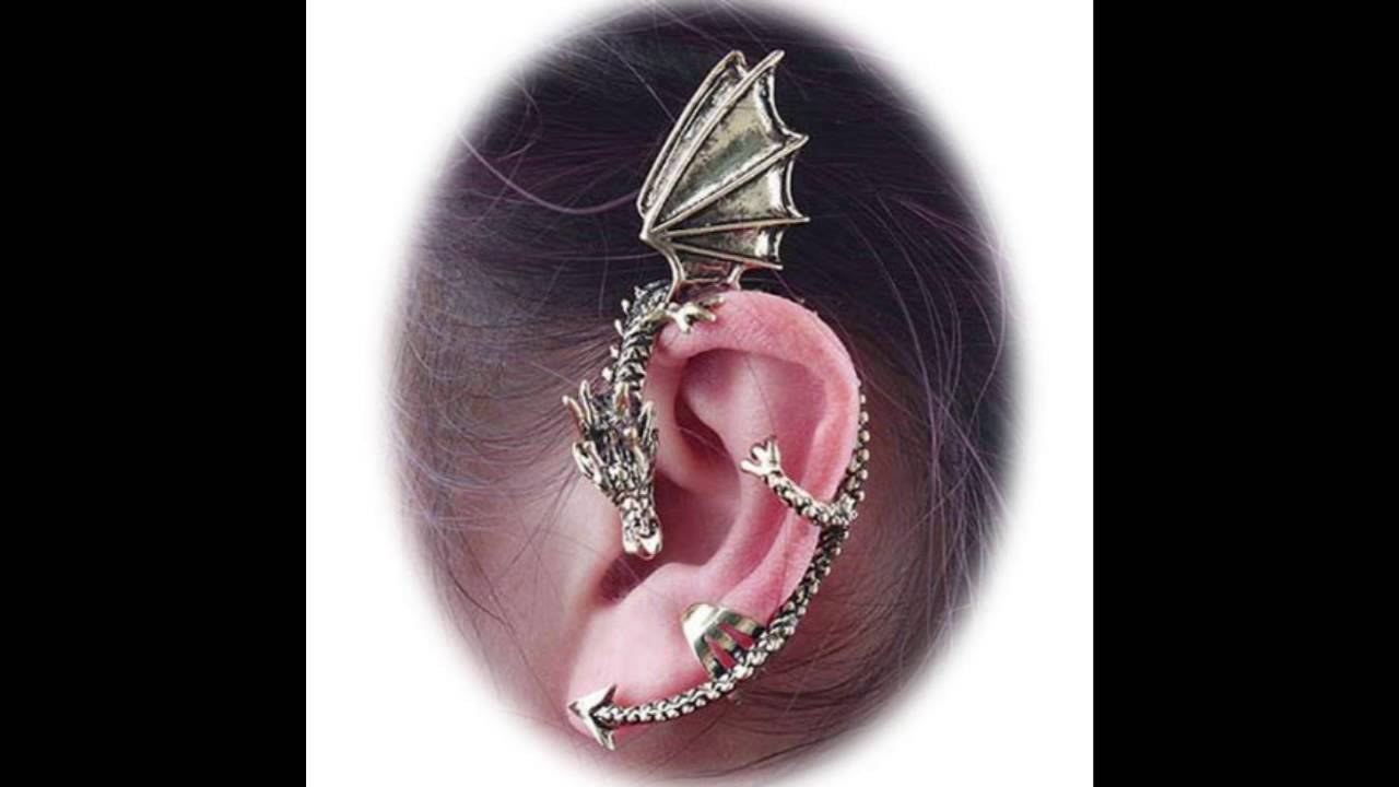 BestOfferBuy Fashion Punk Silver Oriental Dragon Ear Wrap Cuff Clip On Earring
