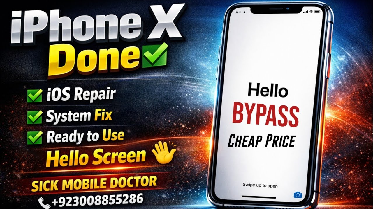 Iphone X Jailbreak & Erase Hello Icloud|| Activation Yes With Just in Seconds Cheap Price Bypass 