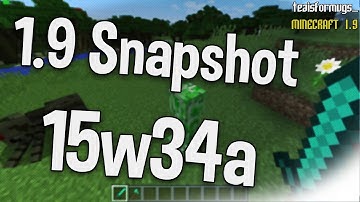 New Combat System + New Command Blocks!! (15w34a) :: Minecraft 1.9 Snapshot!